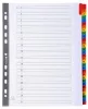 Regiszter, karton, A4+, 1-31, EXACOMPTA, fehér (EX4131E)