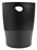Papírkosár, 15 liter, PP, EXACOMPTA Ecobin Economy, fekete (EX453014D)