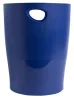 Papírkosár, 15 liter, PP, EXACOMPTA Ecobin, sötétkék (EX45303D)