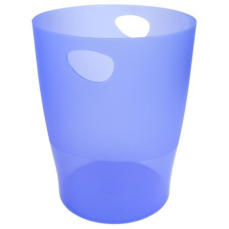 Papírkosár, 15 l, PP, EXACOMPTA Linicolor, jégkék (EX45310D)