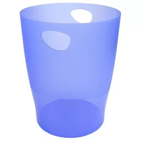 Papírkosár, 15 liter, PP, EXACOMPTA Linicolor, jégkék (EX45310D)