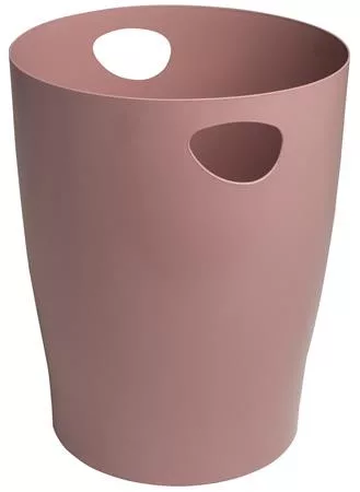 Papírkosár, 15 liter, PP, EXACOMPTA Ecobin Skandi, púderrózsaszín (EX45338D)