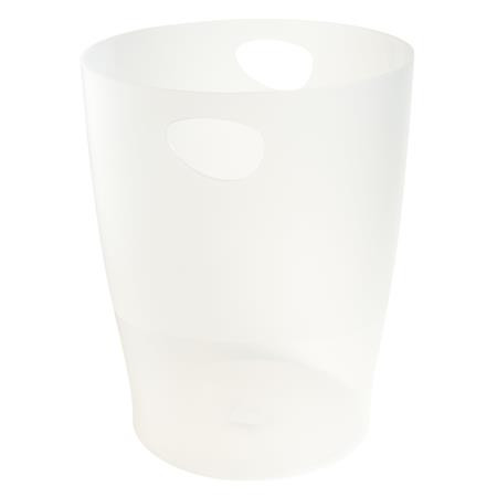 Papírkosár, 15 l, PP, EXACOMPTA Office, matt fehér (EX45357D)