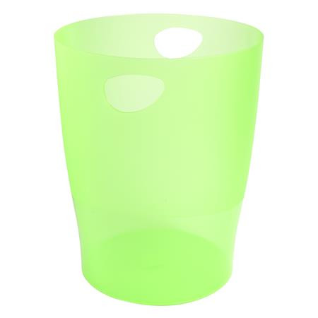Papírkosár, 15 l, PP, EXACOMPTA Linicolor, almazöld (EX45397D)