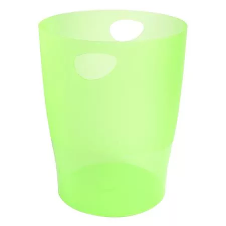 Papírkosár, 15 liter, PP, EXACOMPTA Linicolor, almazöld (EX45397D)