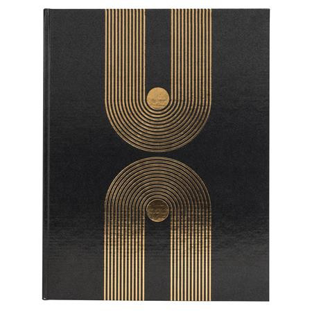 Vendégkönyv, 27x22 cm, 50 lap, EXACOMPTA Graphik Black (EX47848E)