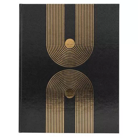 Vendégkönyv, 27x22 cm, 50 lap, EXACOMPTA Graphik Black (EX47848E)