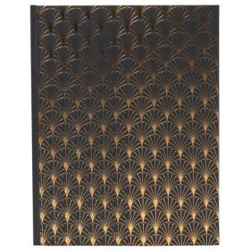   Vendégkönyv, 27x22 cm, 50 lap, EXACOMPTA Neo Deco, fekete (EX47985E)