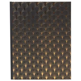   Vendégkönyv, 27x22 cm, 50 lap, EXACOMPTA Neo Deco, fekete (EX47985E)