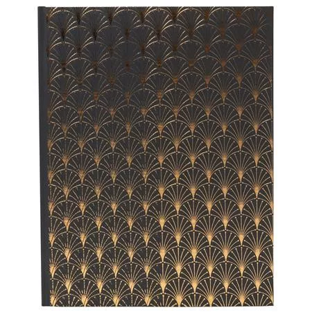 Vendégkönyv, 27x22 cm, 50 lap, EXACOMPTA Neo Deco, fekete (EX47985E)