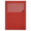 Mappa, ablakos, karton, EXACOMPTA Forever&reg;, piros (EX50105E)