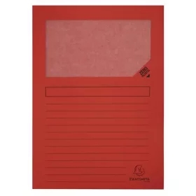   Mappa, ablakos, karton, EXACOMPTA Forever&reg;, piros (EX50105E)