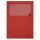 Mappa, ablakos, karton, EXACOMPTA Forever®, piros (EX50105E)