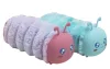 Tolltartó, cipzáras, szőrme-szilikon, EXACOMPTA Caterpillar, vegyes színek (EX52550E)