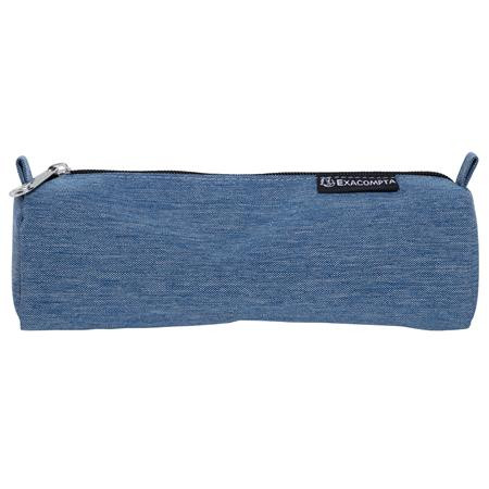 Tolltartó, cipzáras, EXACOMPTA Denim 500, vegyes színek (EX52780E)