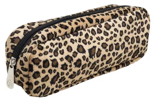 Tolltartó, cipzáras, szögletes, EXACOMPTA Leopard (EX52810E)