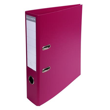 Iratrendező, 70 mm, A4, PVC, EXACOMPTA, fuxia (EX53747E)