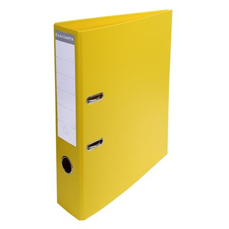 Iratrendező, 70 mm, A4, PVC, EXACOMPTA, sárga (EX53749E)