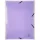 Gumis mappa, PP, A4, EXACOMPTA Chromaline Pastel, lila (EX55175E)