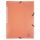 Gumis mappa, PP, A4, EXACOMPTA Chromaline Pastel, korall (EX55177E)
