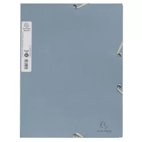   Gumis mappa, prespán, A4, 15 mm, EXACOMPTA, AutentiK, szürkéskék (EX55232E)