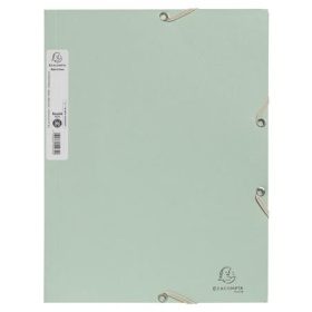   Gumis mappa, prespán, A4, 15 mm, EXACOMPTA, AutentiK, zsálya (EX55233E)