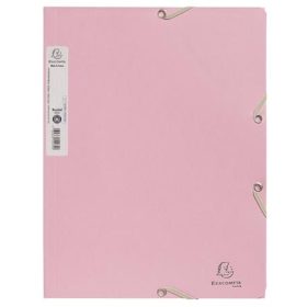   Gumis mappa, prespán, A4, 15 mm, EXACOMPTA, AutentiK, rózsaszín (EX55234E)