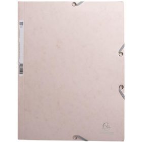 Gumis mappa, prespán, A4, EXACOMPTA Skandi, nude (EX55274E)