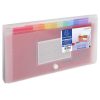 Harmonikamappa, 260x140 mm, PP, 7 rekeszes, EXACOMPTA (EX55398E)