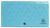 Harmonikamappa, 260x140 mm, PP, 7 rekeszes, EXACOMPTA Pop'NCo, ciánkék (EX55399E)