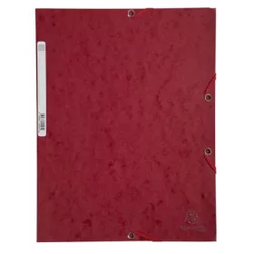 Gumis mappa, prespán, A4, EXACOMPTA, cseresznye (EX55525E)