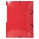 Gumis, mappa, karton, A4, EXACOMPTA Iderama, piros (EX55825E)