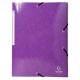 Gumis, mappa, karton, A4, EXACOMPTA Iderama, lila (EX55826E)