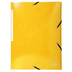   Gumis, mappa, karton, A4, EXACOMPTA Iderama, sárga (EX55828E)