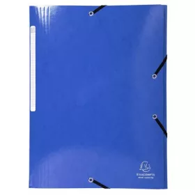   Gumis, mappa, karton, A4, EXACOMPTA Iderama, sötét kék (EX55832E)