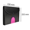 Konferencia mappa, A4, PP, patentos, EXACOMPTA ExaFolio®, fekete (EX55834E)
