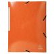 Gumis, mappa, karton, A4, EXACOMPTA Iderama, narancs (EX55836E)