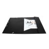 Gumis mappa, PP, A4, EXACOMPTA Opaque, fekete (EX55901E)