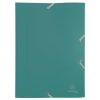 Gumis mappa, PP, A4, EXACOMPTA Opaque, zöld (EX55903E)