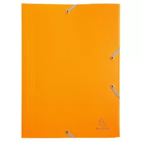 Gumis mappa, PP, A4, EXACOMPTA Opak, sárga (EX55909E)