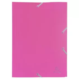 Gumis mappa, PP, A4, EXACOMPTA Opak, fukszia (EX55920E)