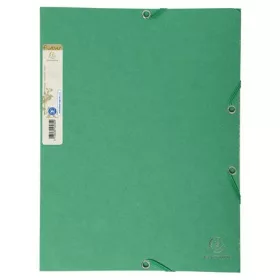   Gumis mappa, karton, A4, EXACOMPTA Forever&reg;, zöld (EX56983E)