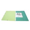Gumis mappa, karton, A4, EXACOMPTA Forever®, zöld (EX56983E)