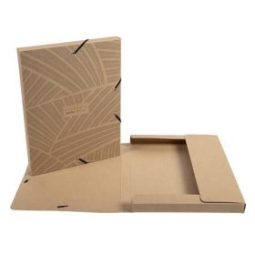   Gumis mappa, karton, A4, 25 mm, EXACOMPTA Eterneco, vegyes minta (EX59247E)