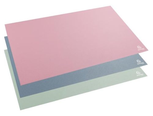 Könyökalátét, karton, 575x375 mm, EXACOMPTA Autentic, vegyes színek (EX60060D)
