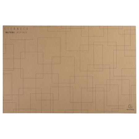 Könyökalátét, karton, 575x375 mm EXACOMPTA, Eterneco®, barna (EX60147D)