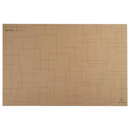 Könyökalátét, karton, 575x375 mm EXACOMPTA, Eterneco&reg;, barna (EX60147D)