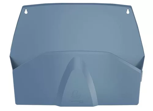 Fali rendszerező, 1 rekeszes, fekvő, 38,2x28,9x7,2 cm, EXACOMPTA Autentik, kékesszürke (EX61170D)