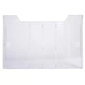   Katalógustartó elem, A4, fekvő, EXACOMPTA Office, áttetsző, dupla (EX63858D2)