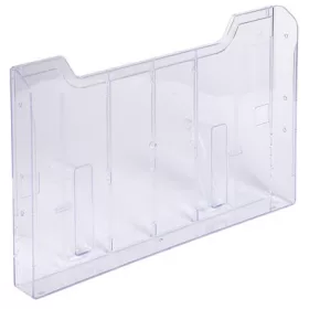   Katalógustartó fali elem, A4, fekvő, EXACOMPTA Office, áttetsző (EX64158D)